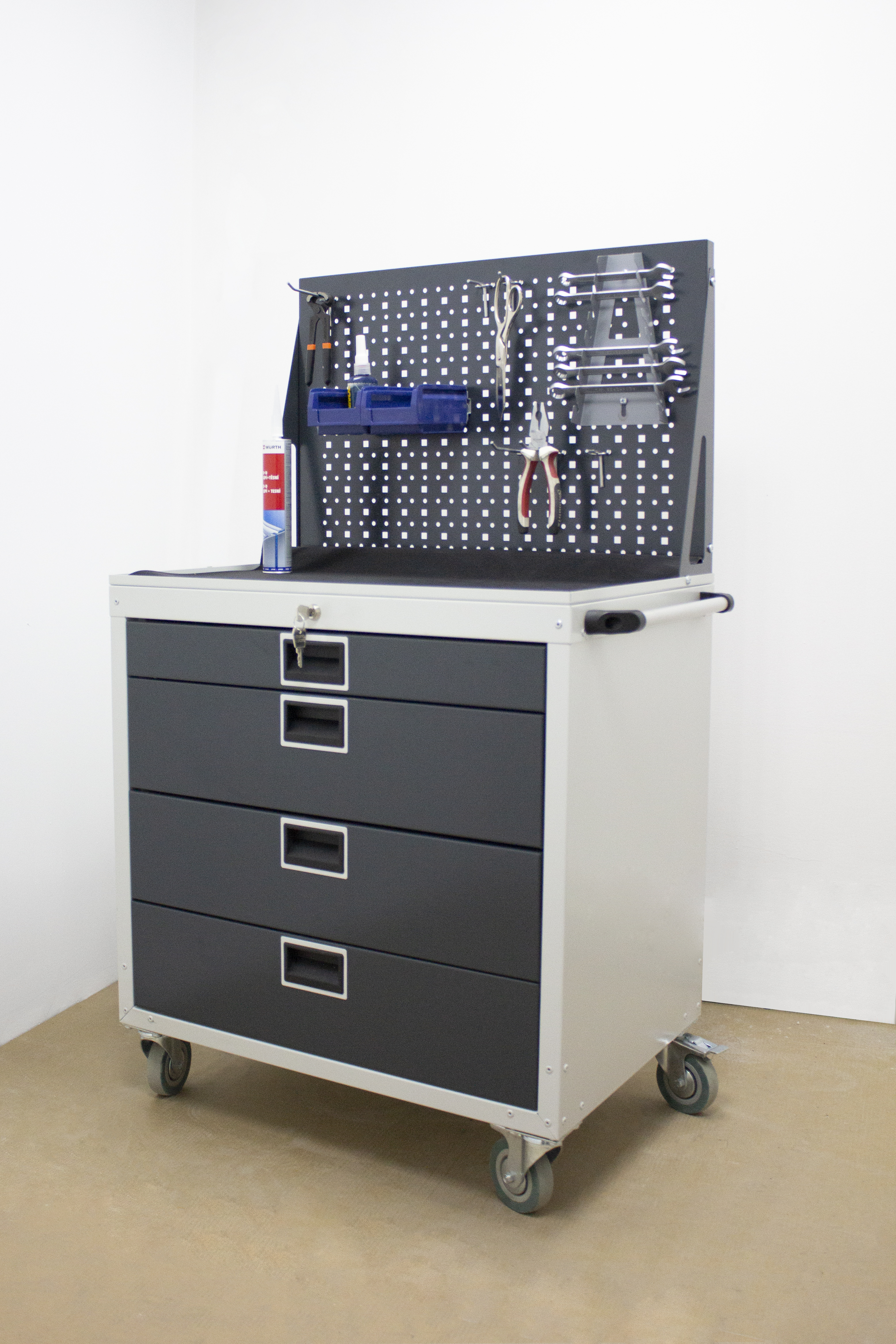 КГ056168 Тумба SMART 4М с лотком 815x740x500 мм