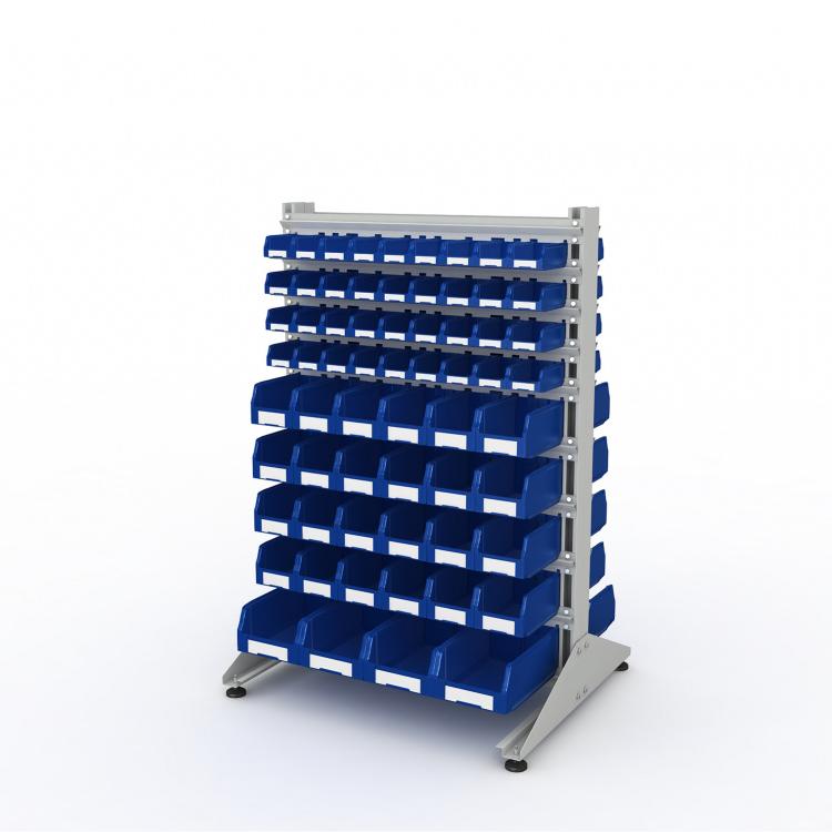 ER-00024026 Стеллаж для пластиковых лотков SORTEX двухсторонний 1500x1000x800.05