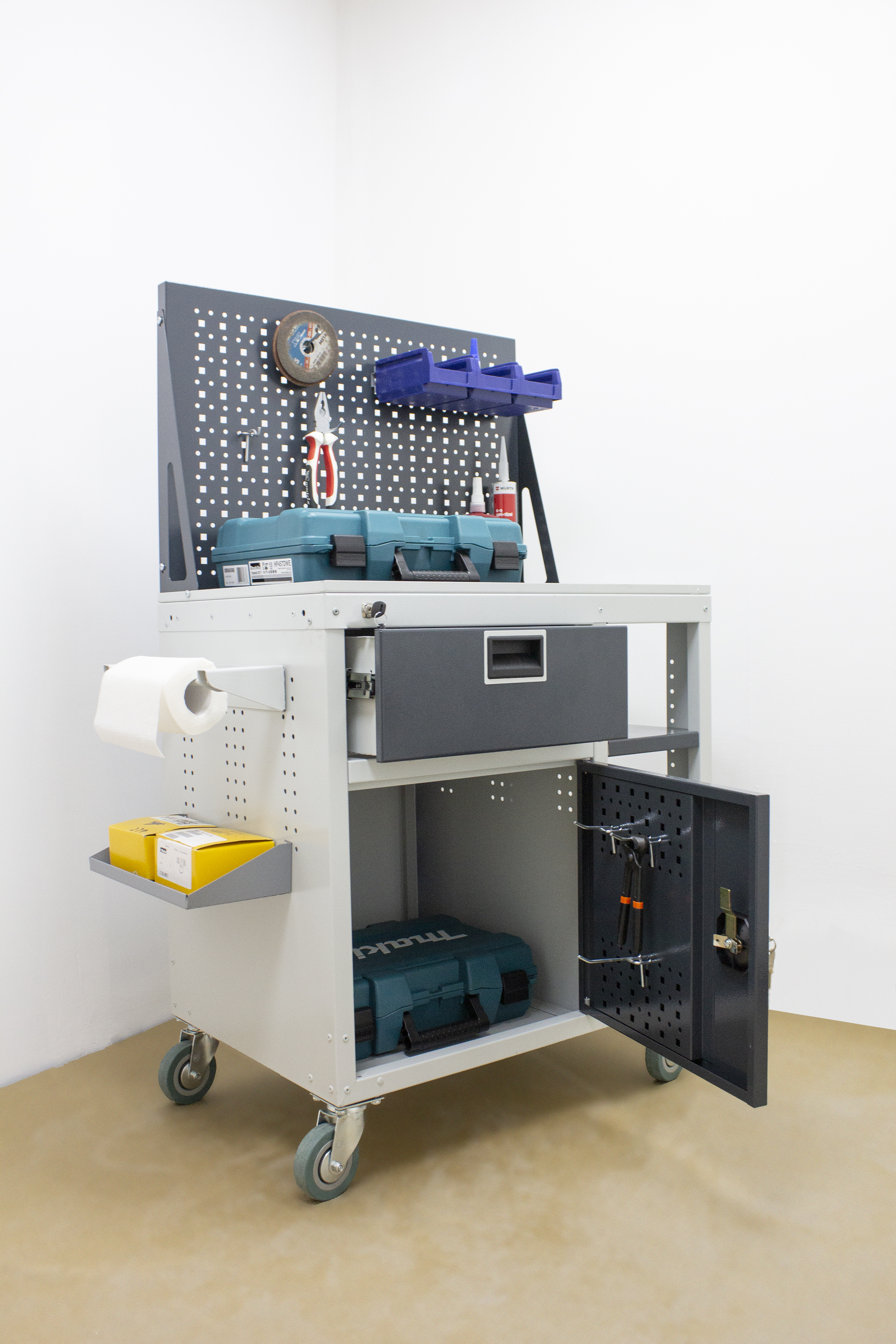 КГ057424 Тумба SMART 1-1М с лотком 815x740x500 мм