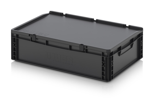 ESD ED 64/17 HG Eвроконтейнер с крышкой на шарнире 60х40х18.5 см